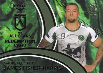 2023 NRL Traders Elite - All Stars Jersey Patch Booklet Redemptions #ASB5 James Fisher-Harris Front